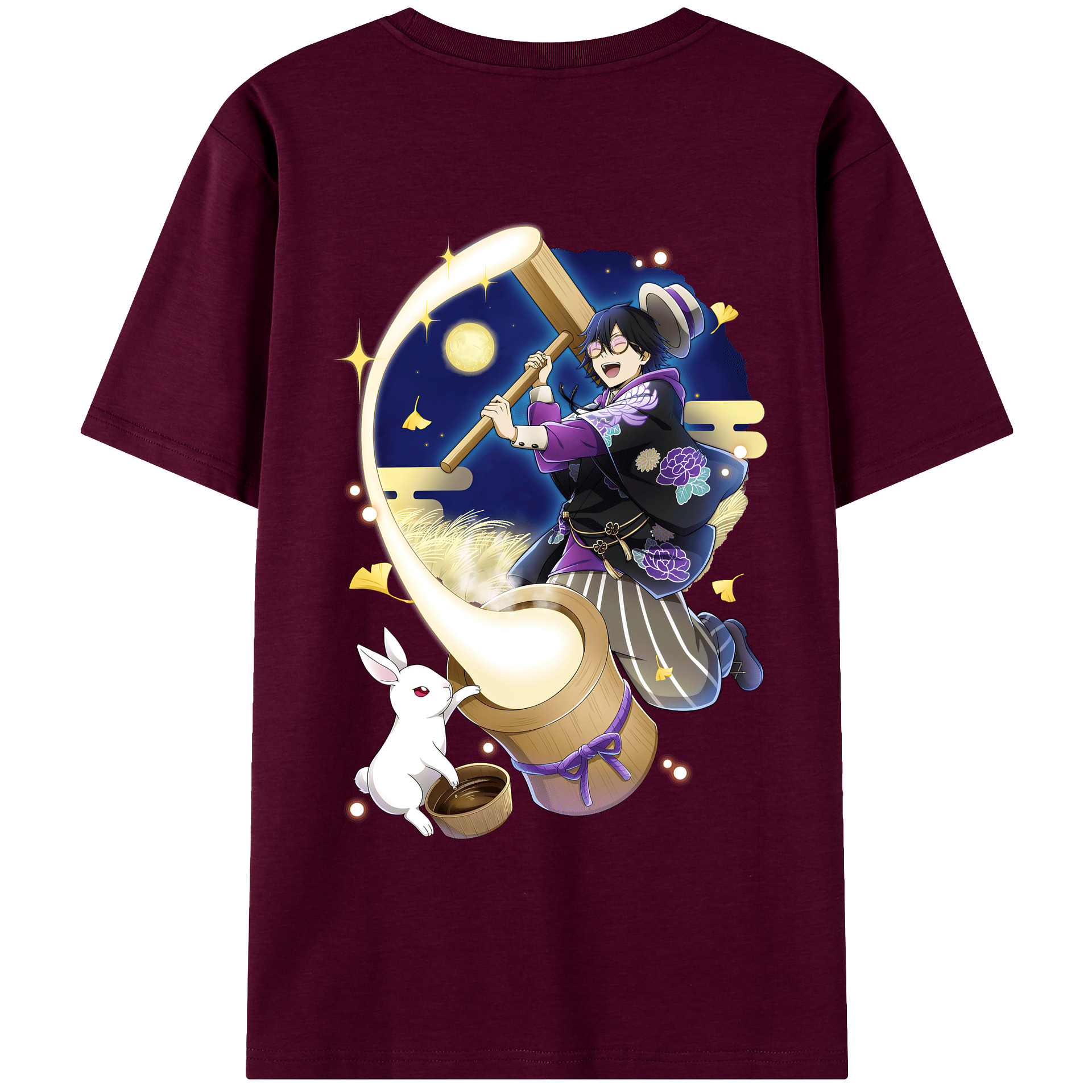 （画像用） 文豪ストレイドッグス Bungo Stray Dogs レディース半袖Tシャツ(バックプリント)